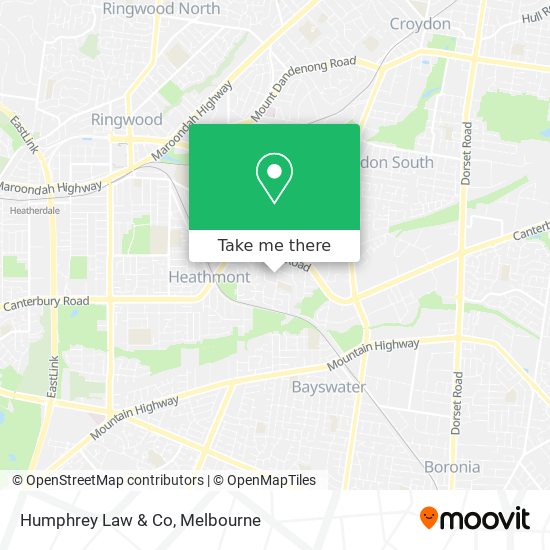 Humphrey Law & Co map