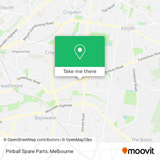 Pinball Spare Parts map