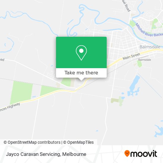 Jayco Caravan Servicing map