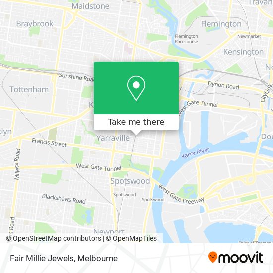 Fair Millie Jewels map