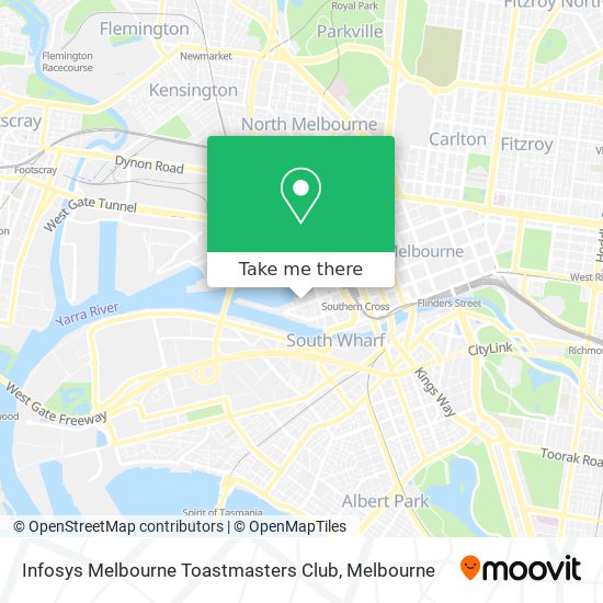 Mapa Infosys Melbourne Toastmasters Club