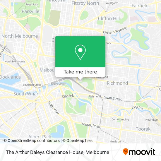The Arthur Daleys Clearance House map