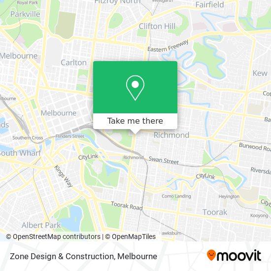 Zone Design & Construction map