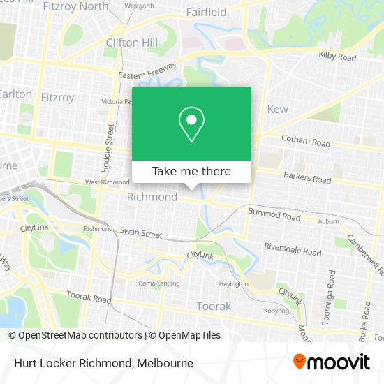 Hurt Locker Richmond map