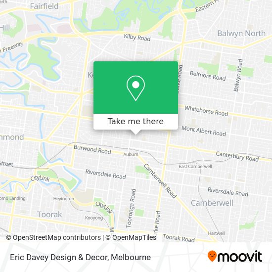 Eric Davey Design & Decor map