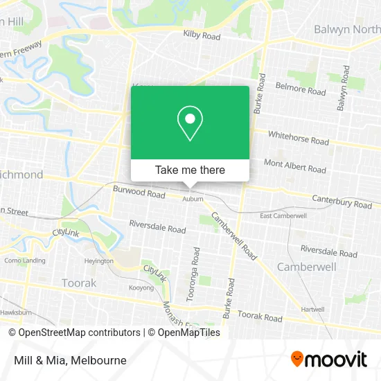 Mill & Mia map