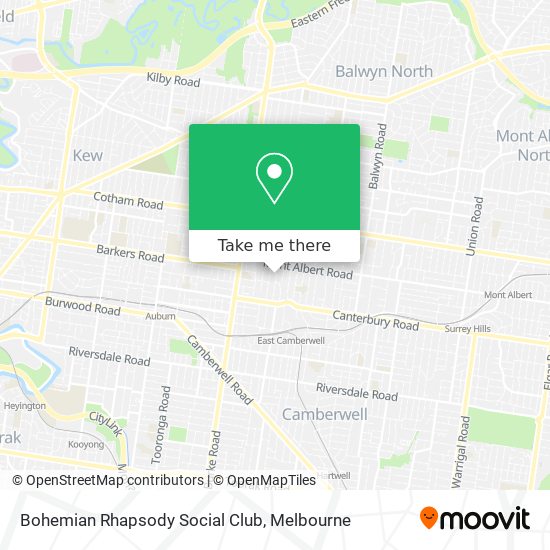 Bohemian Rhapsody Social Club map