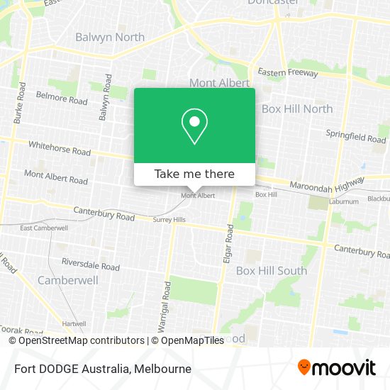 Mapa Fort DODGE Australia