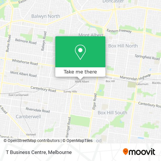 T Business Centre map