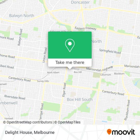 Delight House map