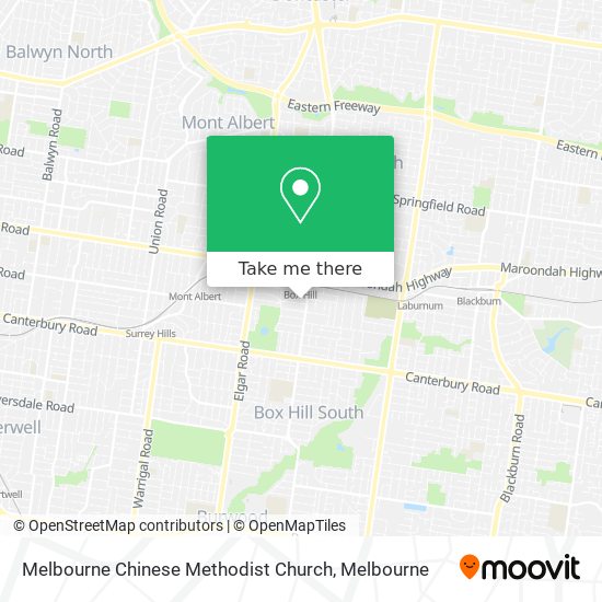 Melbourne Chinese Methodist Church map