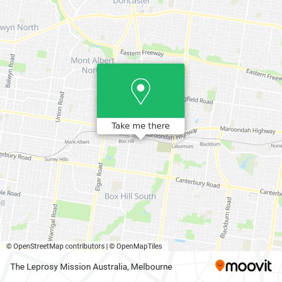The Leprosy Mission Australia map