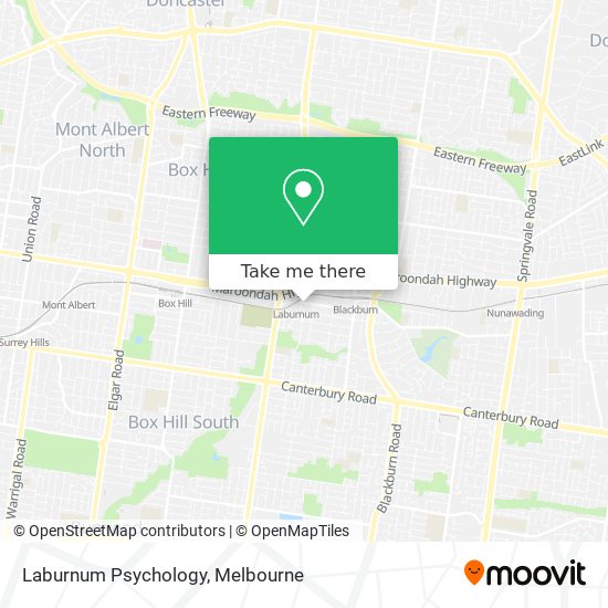 Laburnum Psychology map