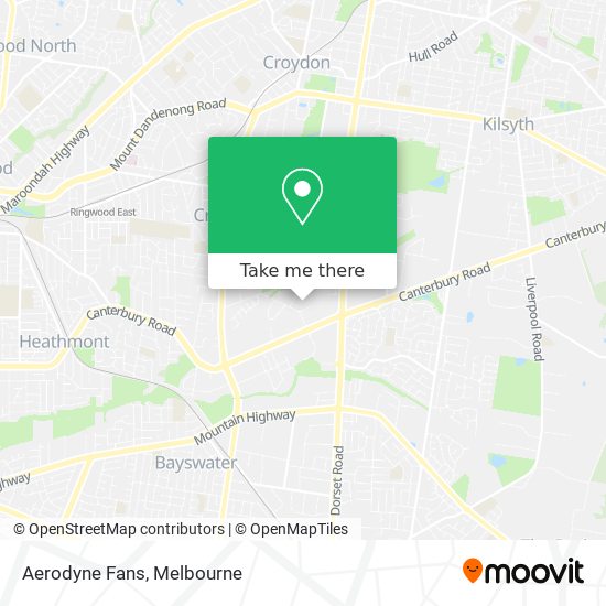 Aerodyne Fans map