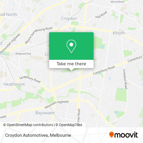 Croydon Automotives map