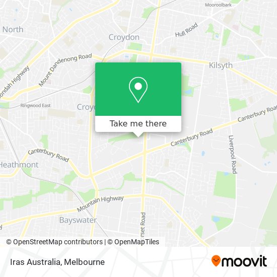 Iras Australia map