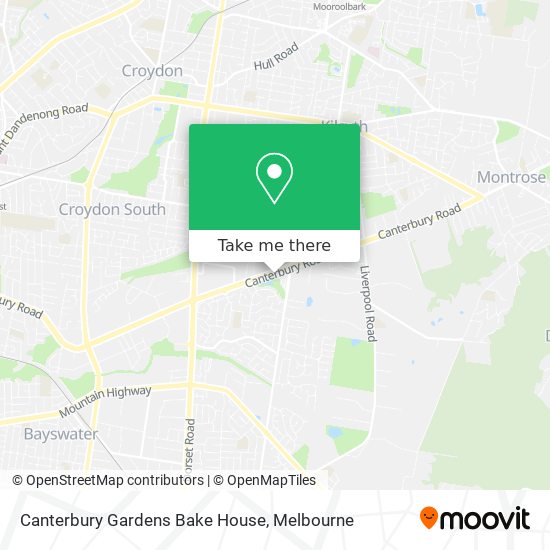 Canterbury Gardens Bake House map