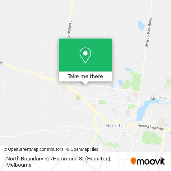 North Boundary Rd / Hammond St (Hamilton) map