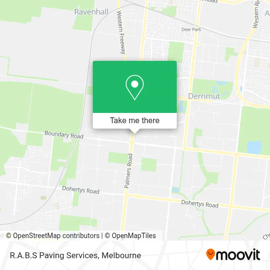 Mapa R.A.B.S Paving Services