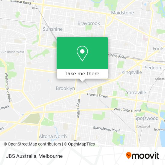 JBS Australia map