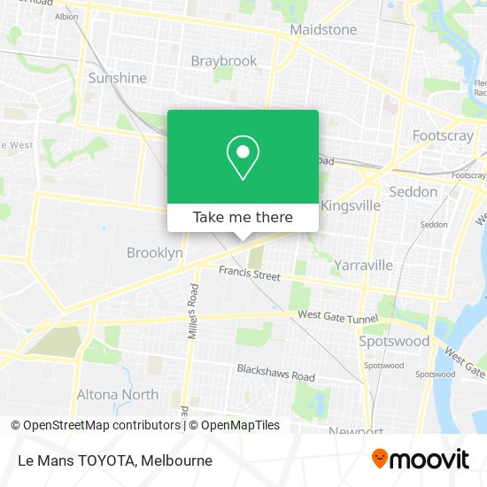 Le Mans TOYOTA map