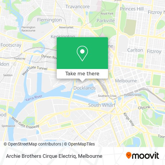 Archie Brothers Cirque Electriq map