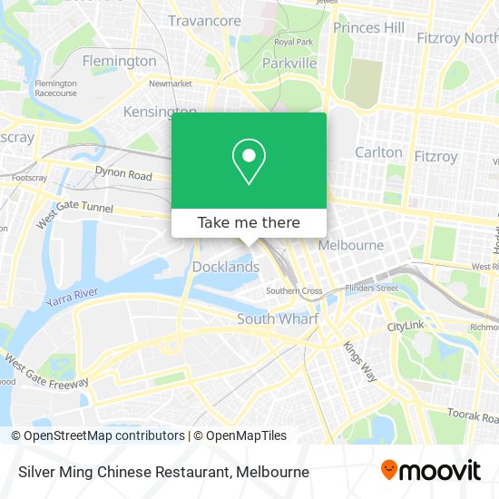Mapa Silver Ming Chinese Restaurant
