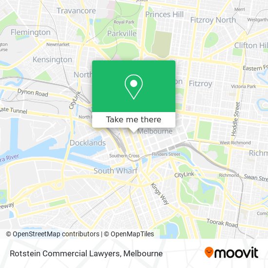 Rotstein Commercial Lawyers map