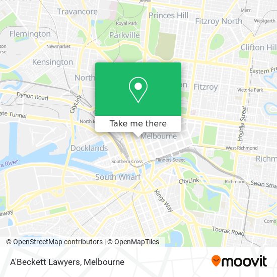 A'Beckett Lawyers map