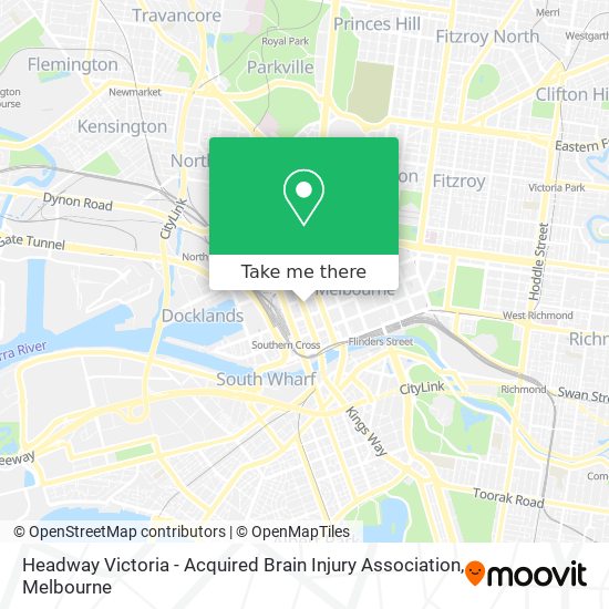 Headway Victoria - Acquired Brain Injury Association map