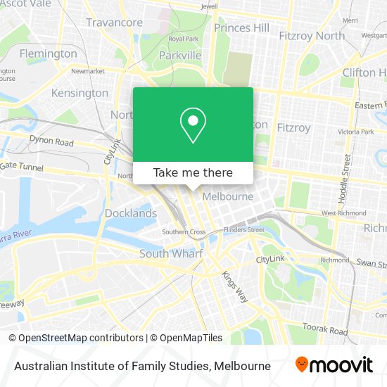 Australian Institute of Family Studies map