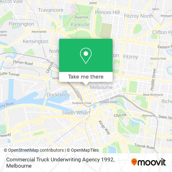 Commercial Truck Underwriting Agency 1992 map