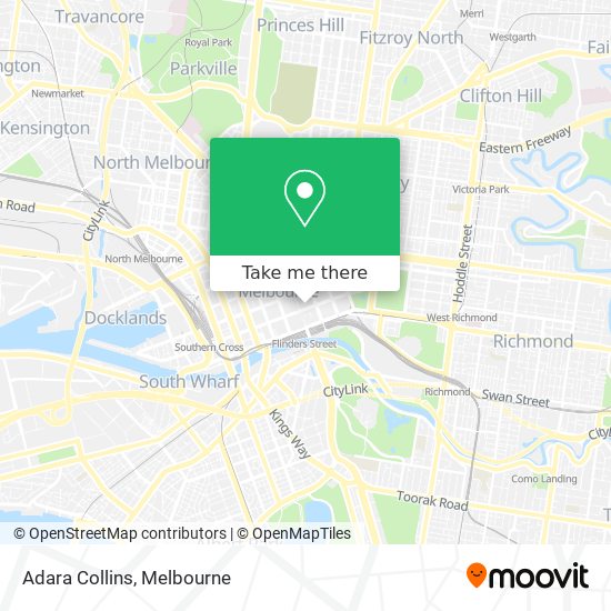 Adara Collins map