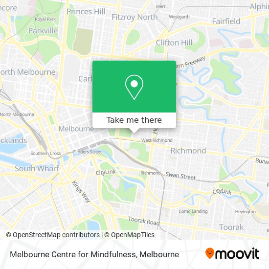 Melbourne Centre for Mindfulness map