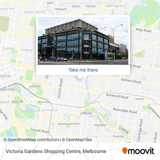 Victoria Gardens Shopping Centre map