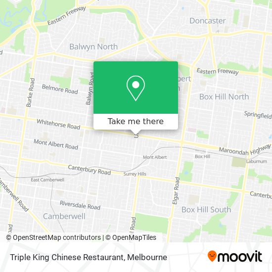 Triple King Chinese Restaurant map