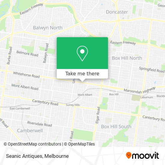 Seanic Antiques map