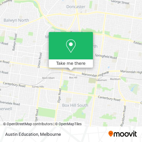Austin Education map