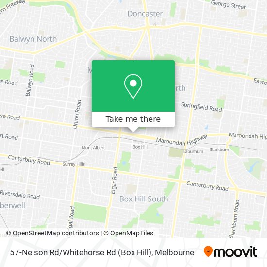 57-Nelson Rd / Whitehorse Rd (Box Hill) map