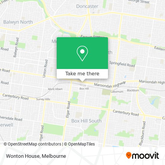 Wonton House map