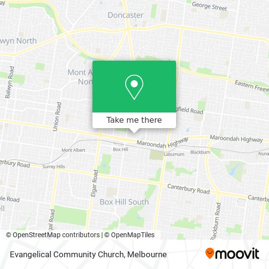 Evangelical Community Church map