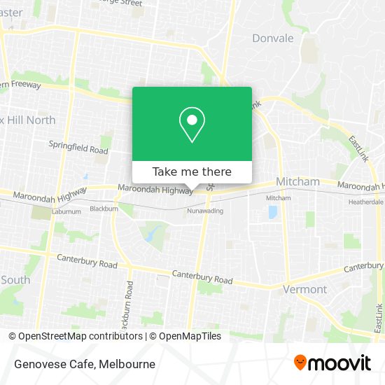 Genovese Cafe map