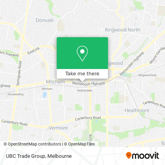 UBC Trade Group map