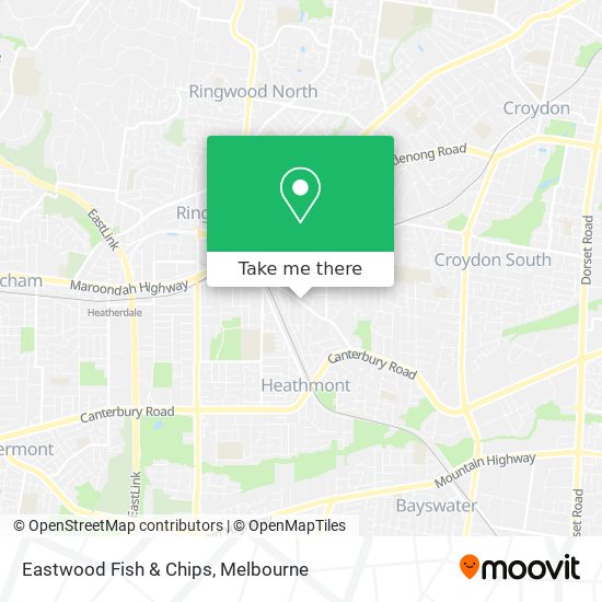 Eastwood Fish & Chips map