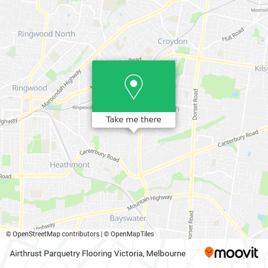 Airthrust Parquetry Flooring Victoria map