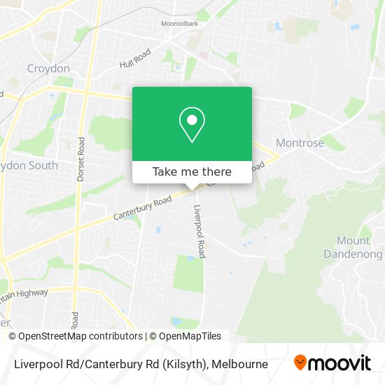 Liverpool Rd / Canterbury Rd (Kilsyth) map