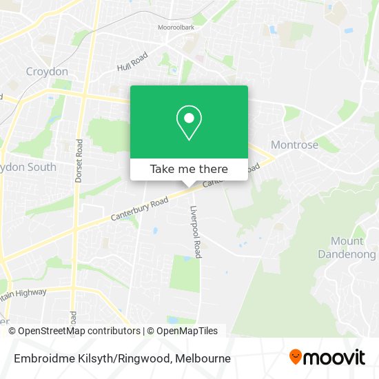 Embroidme Kilsyth/Ringwood map