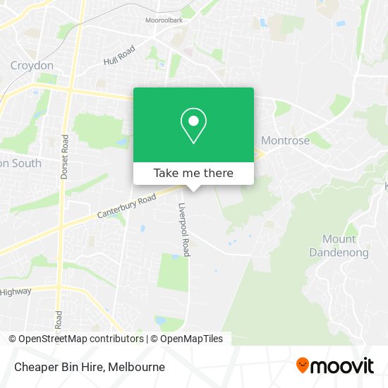 Cheaper Bin Hire map