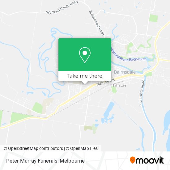 Peter Murray Funerals map