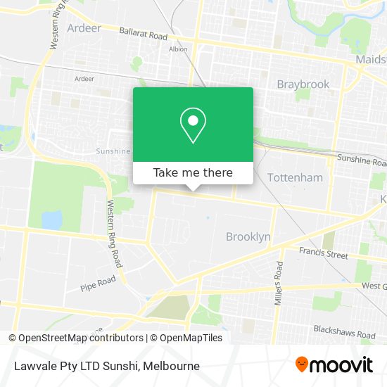 Lawvale Pty LTD Sunshi map